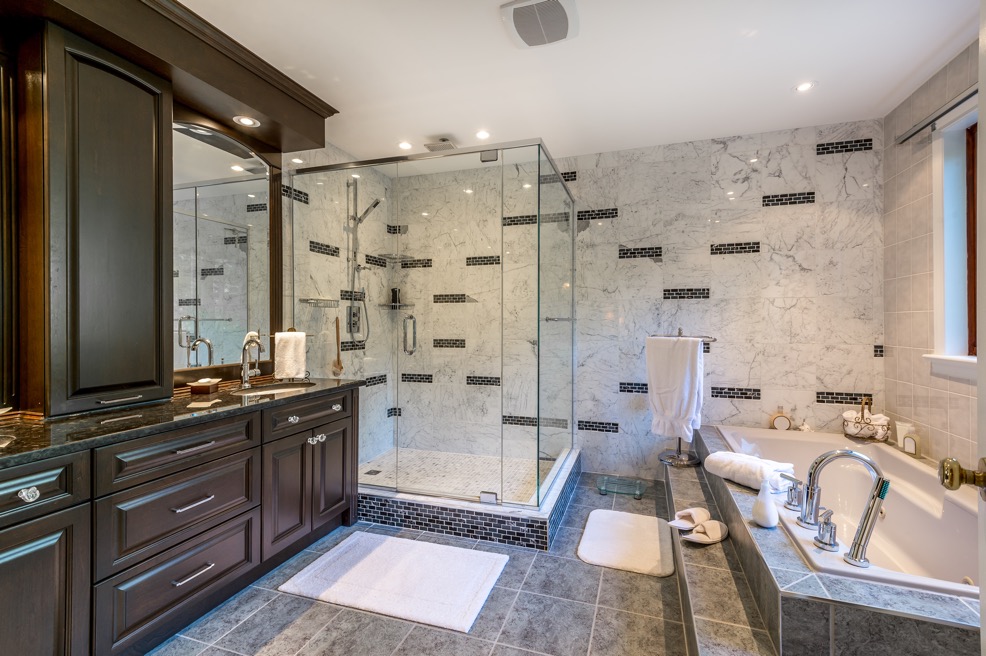 Shower remodeling with new tile Milton